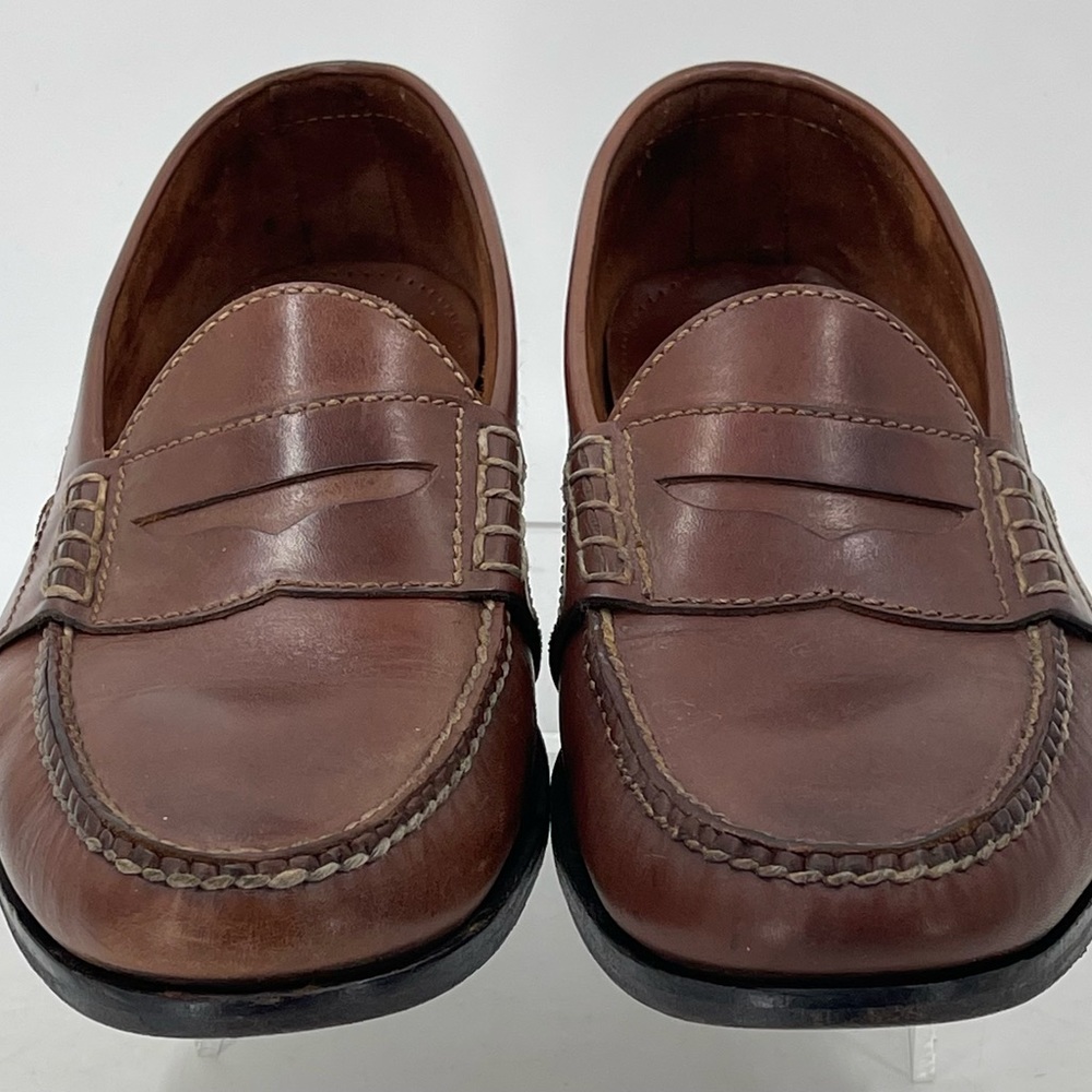 Cole Haan Bowman Penny Loafer Slip On Saddle‎ Tan Brown Men’s 10.5 D C01251 - Picture 4 of 9